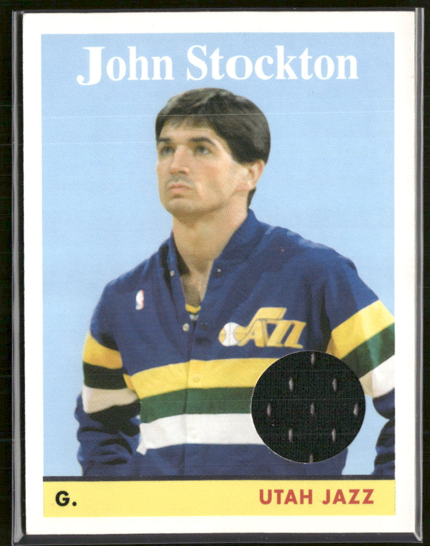 2008-09 Topps 1958-59 Variations Relics John Stockton #166