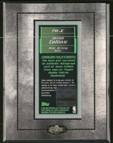 2003-04 Topps Rookie Matrix Mini Autographs Jason Collins Auto #MA-JC