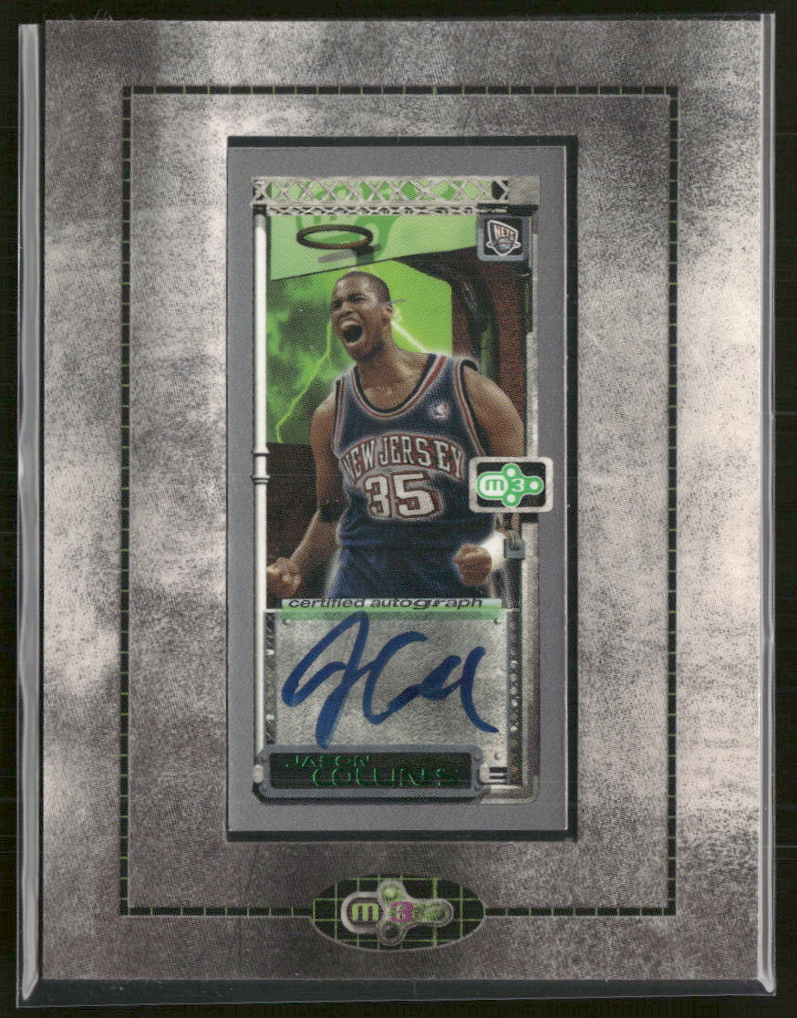 2003-04 Topps Rookie Matrix Mini Autographs Jason Collins Auto #MA-JC
