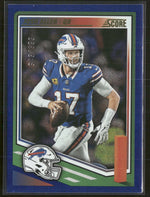 2025 Score Dots Blue Josh Allen #/399 #159