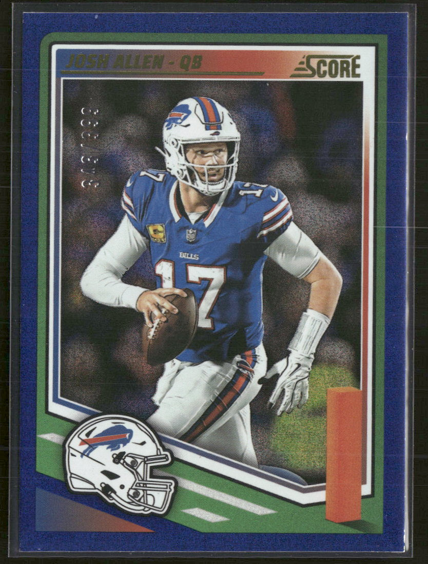 2025 Score Dots Blue Josh Allen #/399 #159