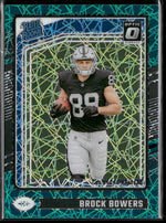 2024 Donruss Optic Teal Velocity Brock Bowers #215
