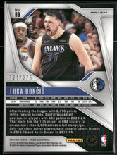 2024-25 Panini Prizm Prizms White Lazer Luka Doncic #/275 #89