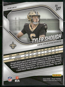 2025 Panini Prizm Green Ice Tyler Shough #327