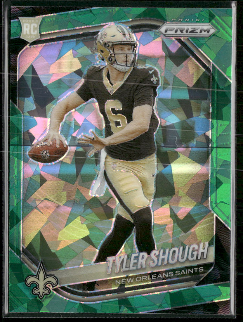 2025 Panini Prizm Green Ice Tyler Shough #327
