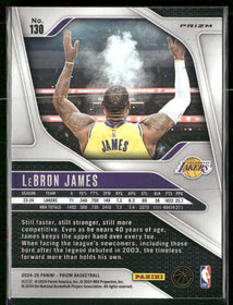 2024-25 Panini Prizm Prizms Green Ice LeBron James #130