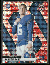 2025 Panini Mosaic Mosaic Camo Red Jaxson Dart Rookie #288