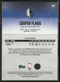 2025-26 Topps Signature Class Cooper Flagg Rookie #101