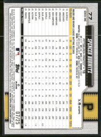 2026 Topps Orange Sandglitter Spencer Horwitz #/25 #77