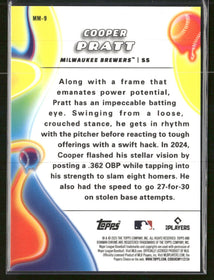 2025 Bowman Chrome Melt Mashers Mini-Diamond Cooper Pratt #/150 #MM-9