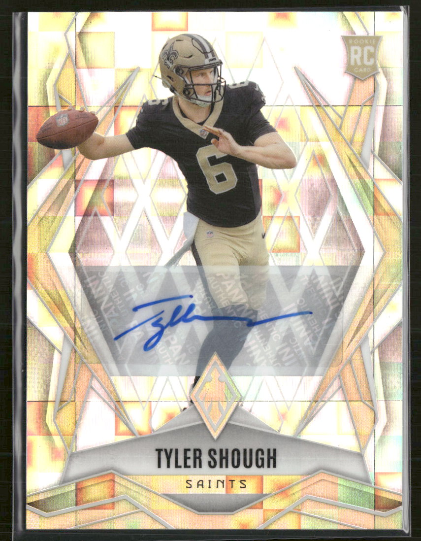 2025 Panini Phoenix BR AU Silver Pandora Prizm Tyler Shough Rookie Auto #169