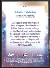 2025 Topps Update Mystical Shohei Ohtani #MYS-9