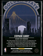2023-24 Hoops Stock City Edition Red Seismic Prizm Stephen Curry #/199 #30