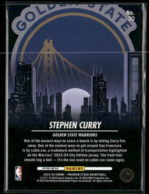 2023-24 Hoops Stock City Edition Red Seismic Prizm Stephen Curry #/199 #30