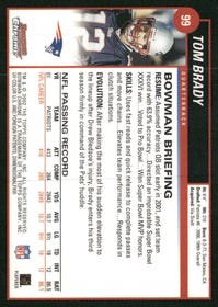 2002 Bowman Chrome Tom Brady #99
