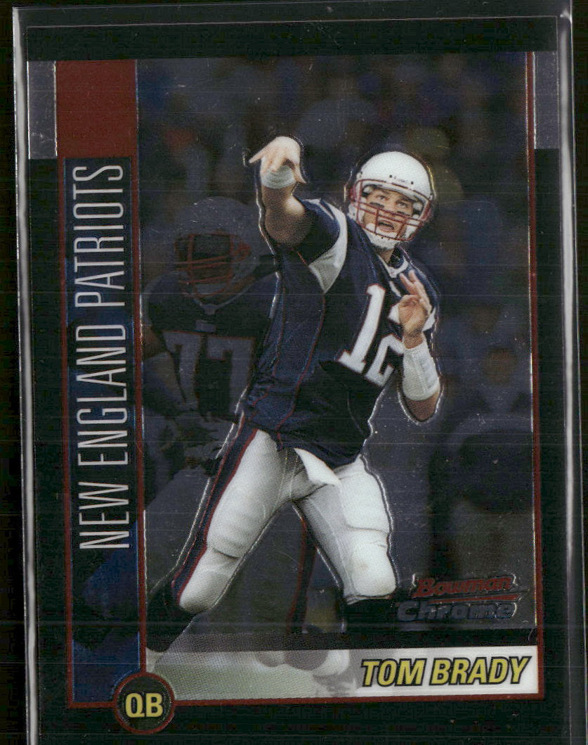 2002 Bowman Chrome Tom Brady #99