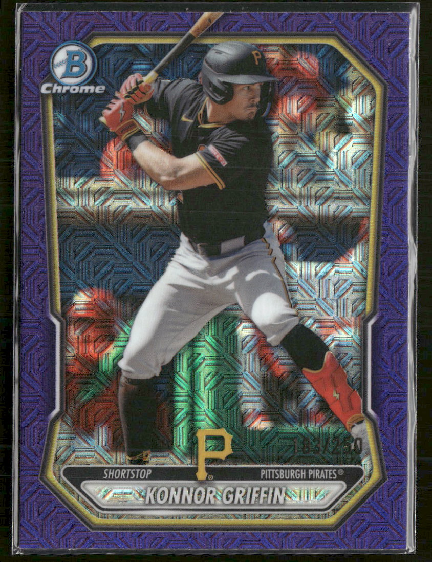 2026 Bowman Chrome Prospects Mojo Purple Refractor Konnor Griffin #/250 #BCP-92