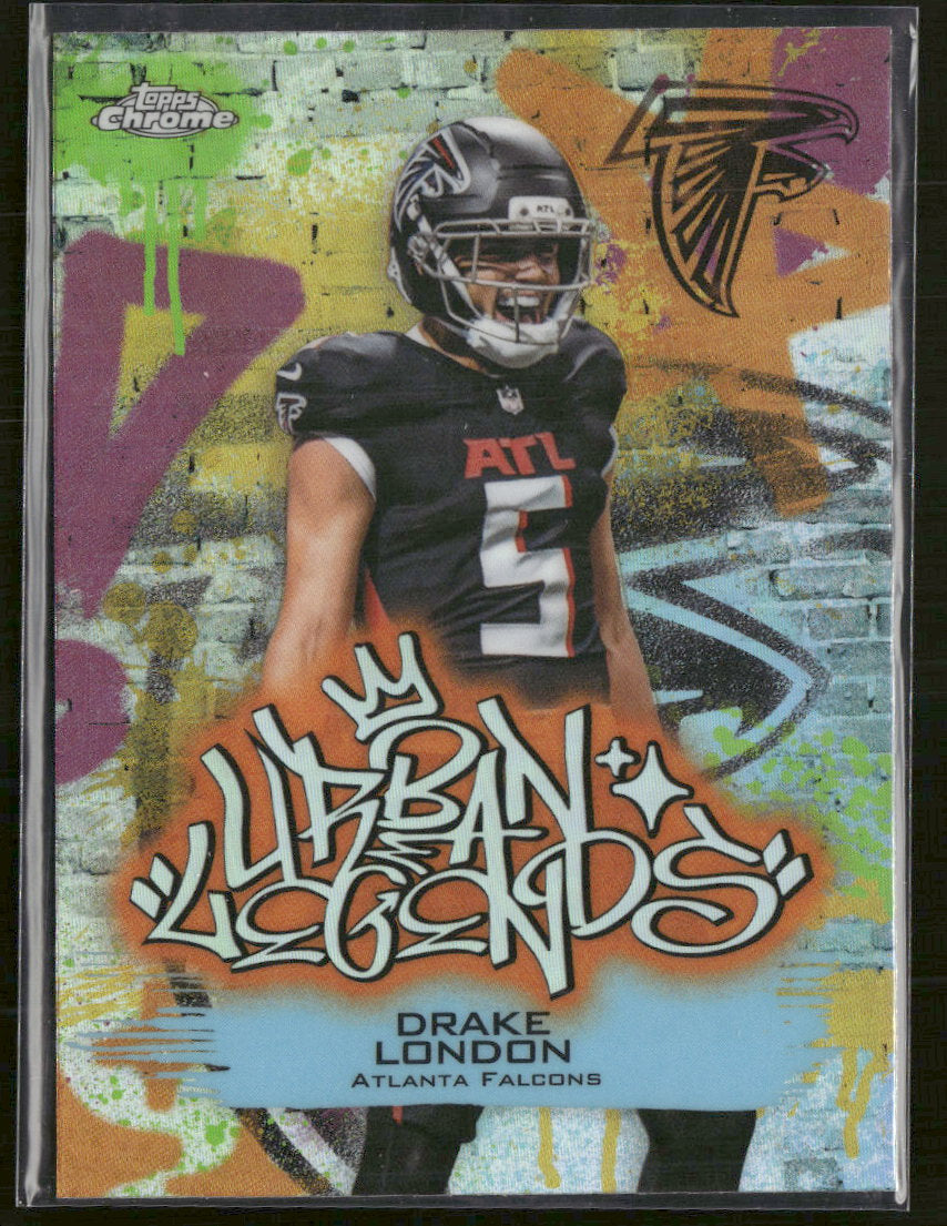 2025 Topps Chrome Urban Legends Drake London #UL-6