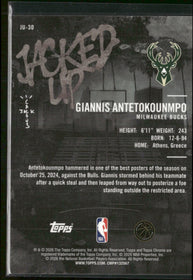 2026 Topps Giannis Antetokounmpo #JU-30 /150 Blue Refractor