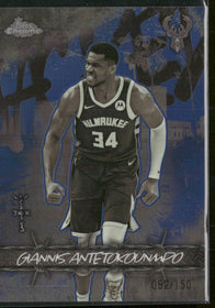 2026 Topps Giannis Antetokounmpo #JU-30 /150 Blue Refractor