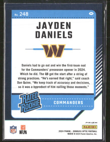 2024 Donruss Optic Green Velocity Jayden Daniels #248