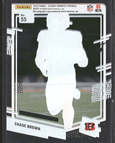 2023 Clearly Donruss Rated Rookie Autographs Chase Brown Auto #55