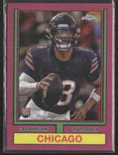 2024 Topps Chrome 1974 Topps Football Pink Refractor Caleb Williams #74TF-1