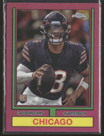 2024 Topps Chrome 1974 Topps Football Pink Refractor Caleb Williams #74TF-1