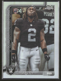2025 Topps Chrome Ashton Jeanty Rookie #322 Image Variation Refractor