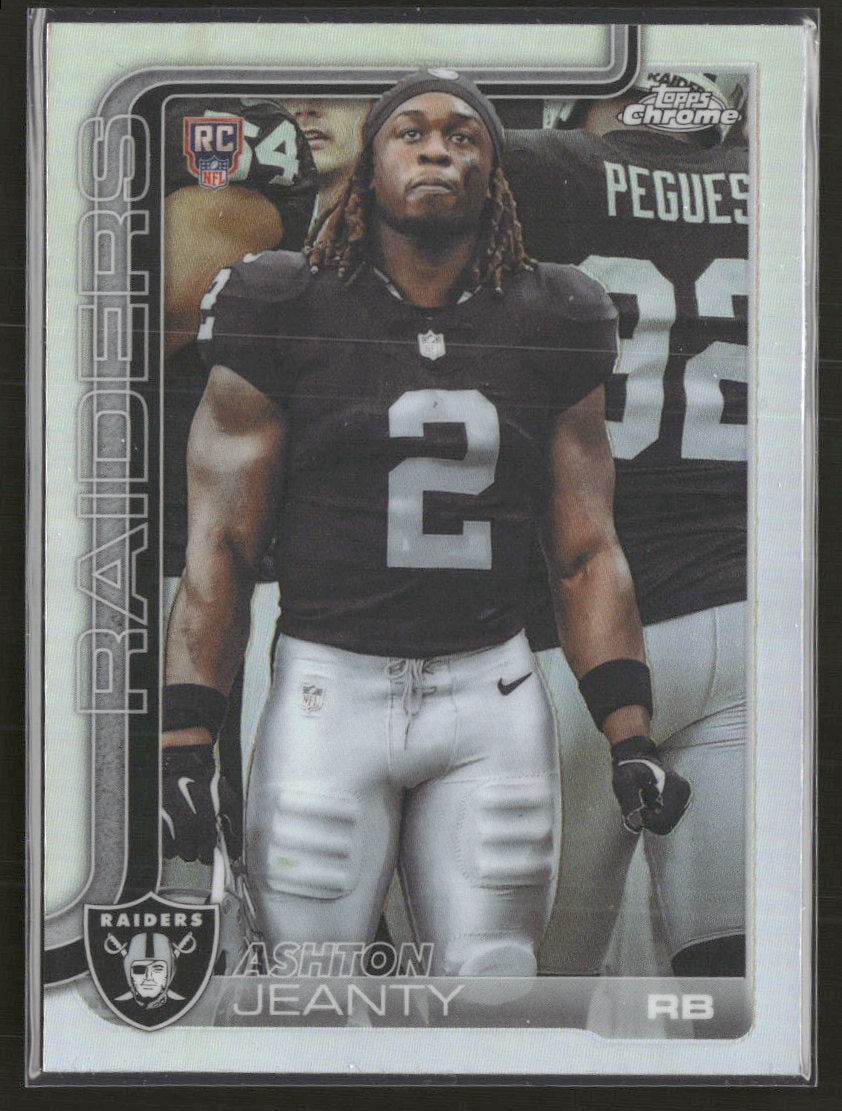 2025 Topps Chrome Ashton Jeanty Rookie #322 Image Variation Refractor