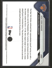 2025-26 Topps Now New York Knicks #293