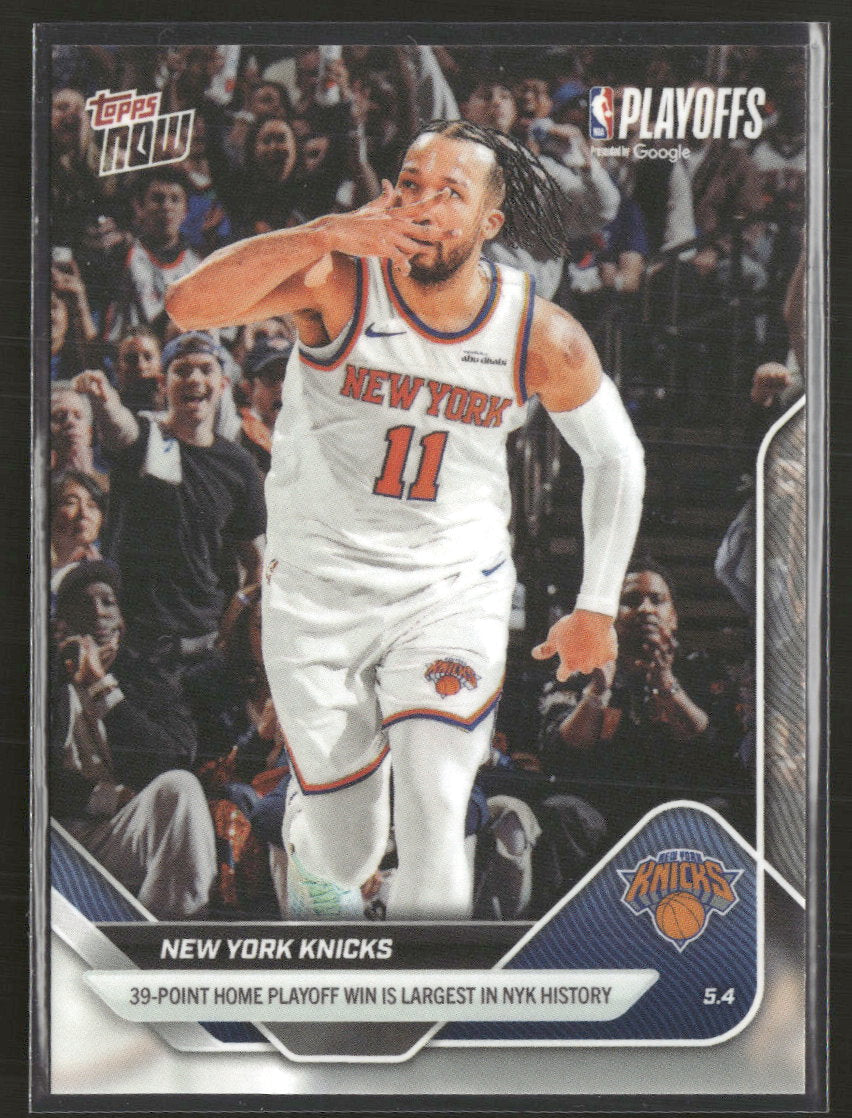 2025-26 Topps Now New York Knicks #293