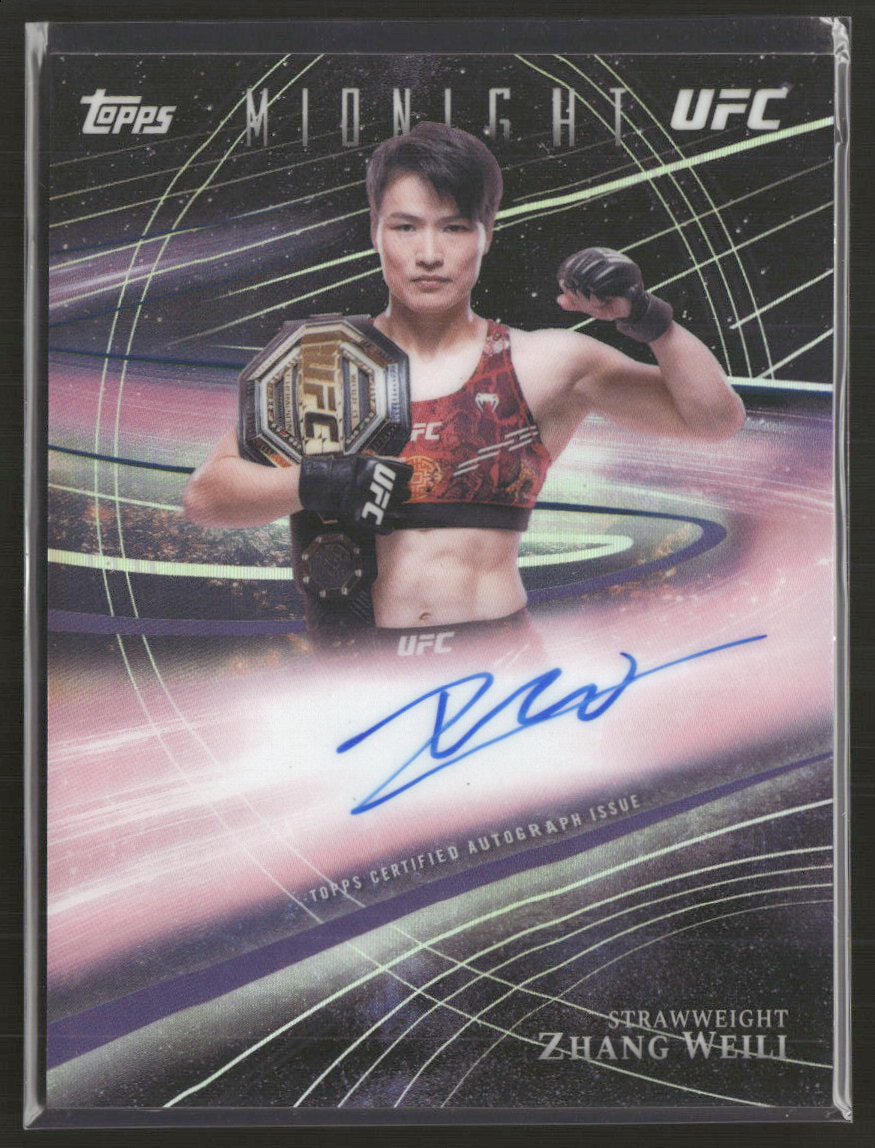 2026 Topps Midnight UFC Horizon Signatures Zhang Weili Auto #HZS-ZW