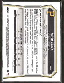 2026 Bowman Chrome Prospects Rose Gold Refractor Jared Jones #/15 #BCP-6