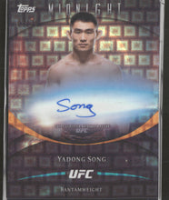 2026 Topps Midnight UFC Base AU Variation Moonrise Yadong Song #/25 Auto #BAV-YS