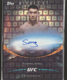 2026 Topps Midnight UFC Base AU Variation Moonrise Yadong Song #/25 Auto #BAV-YS