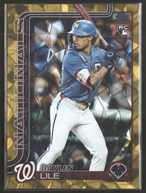 2025 Topps Update Gold Diamante Foil Daylen Lile Rookie #/50 #US172