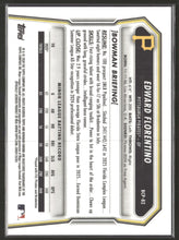 2026 Bowman Chrome Prospects Reptilian Refractor Edward Florentino #BCP-82