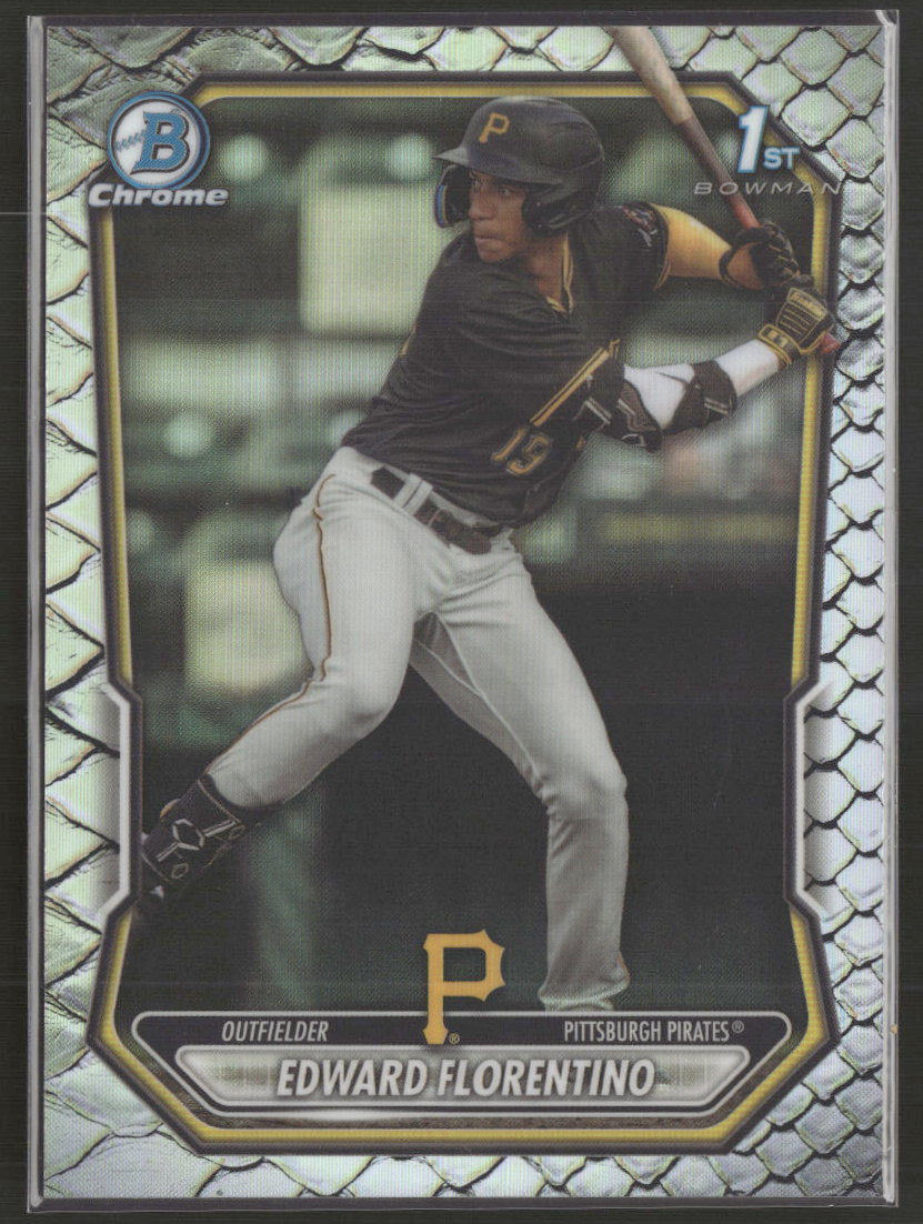 2026 Bowman Chrome Prospects Reptilian Refractor Edward Florentino #BCP-82