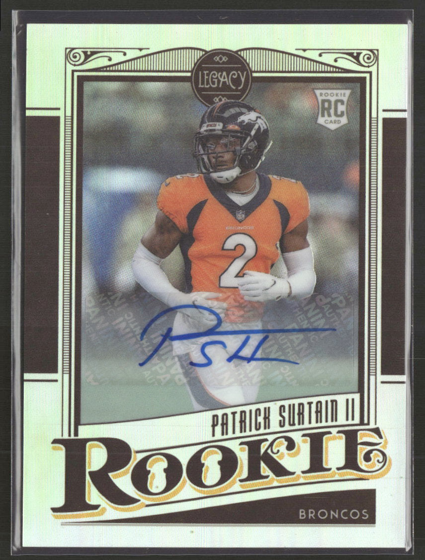 2021 Panini C Legacy Update Rookies AU Patrick Surtain II #/99 Auto #208