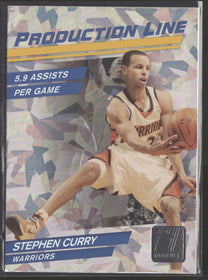 2010-11 Donruss Production Line Cracked Ice Stephen Curry #54