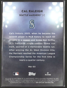 2026 Topps Home Field Cal Raleigh #HA-33