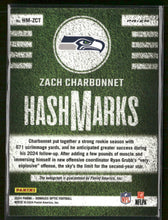 2024 Donruss Optic Hash Marks Zach Charbonnet Auto #HM-ZCT