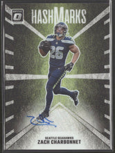 2024 Donruss Optic Hash Marks Zach Charbonnet Auto #HM-ZCT