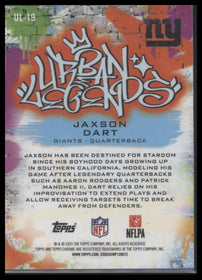 2025 Topps Chrome Urban Legends Jaxson Dart #UL-19