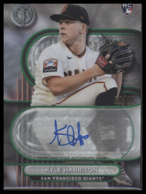 2024 Topps Tribute Tribute Autographs Green /99 Kyle Harrison Auto #TA-KH