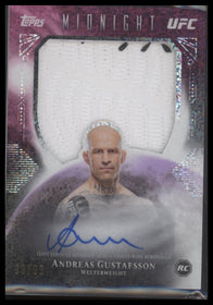 2026 Topps Midnight UFC Rookie Relic Autographs Twilight Andreas Gustafsson #/99