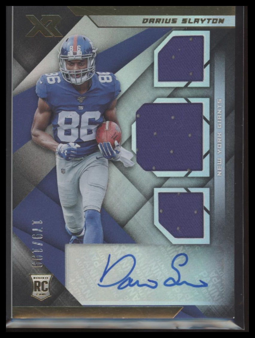 2019 Panini XR Darius Slayton Rookie #/199 Auto #240