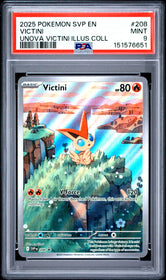 2025 Pokemon Svp En-Sv Black Star P Unova Victini Illus Coll Victini 9 PSA #208