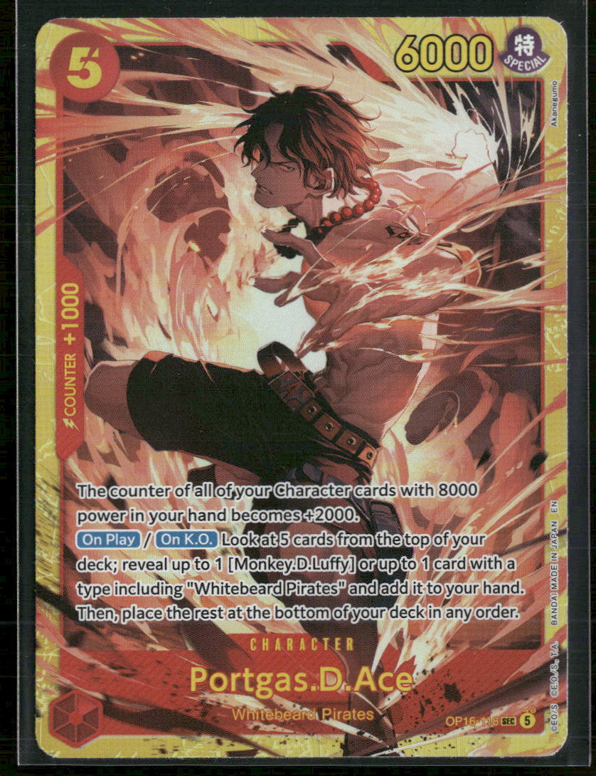 The Time of Battle Portgas.D.Ace (118) #OP16-118